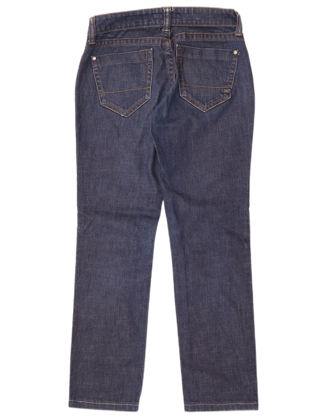 Vaqueros Massimo Dutti Mujer Rectos W27 L29 Azul Marino Algodón