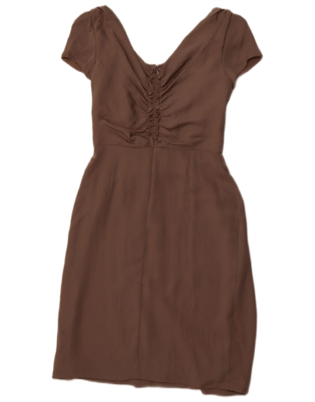 JIGSAW Vestido tubo para mujer UK 8 Pequeño Poliéster beige