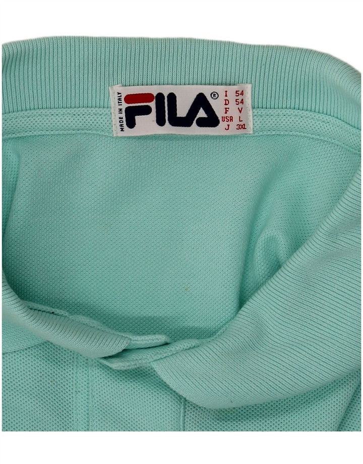 FILA Polo Hombre IT 54 XL Turquesa