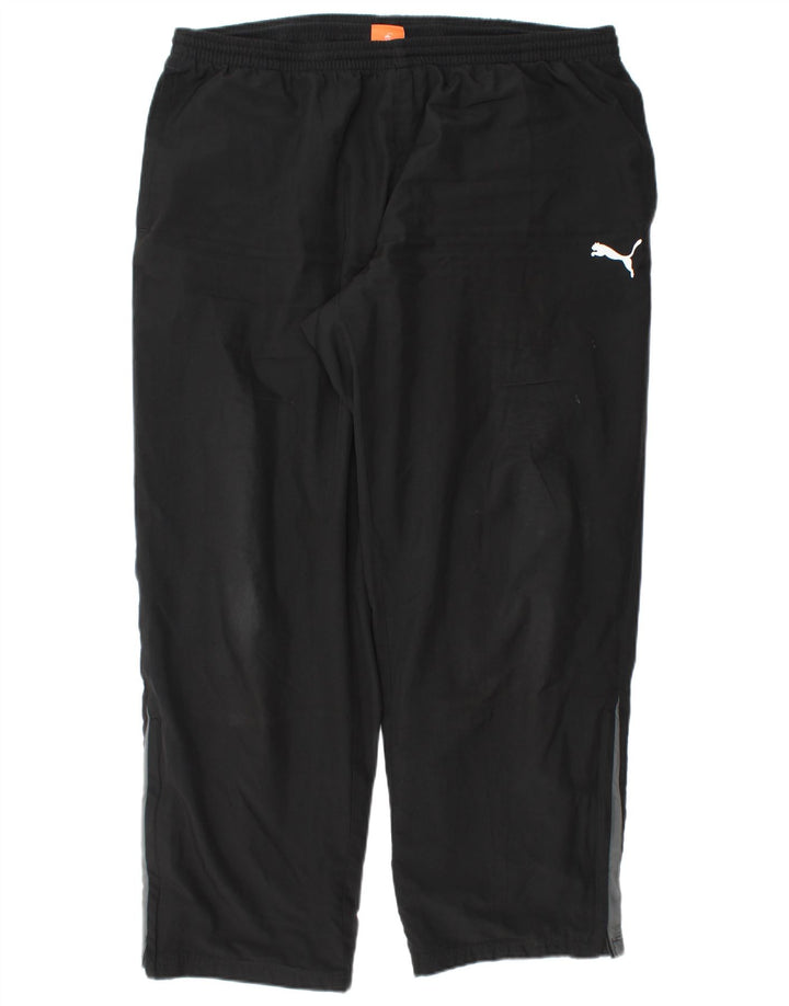 Puma Pantalones de chándal para hombre 2XL Negro Poliéster