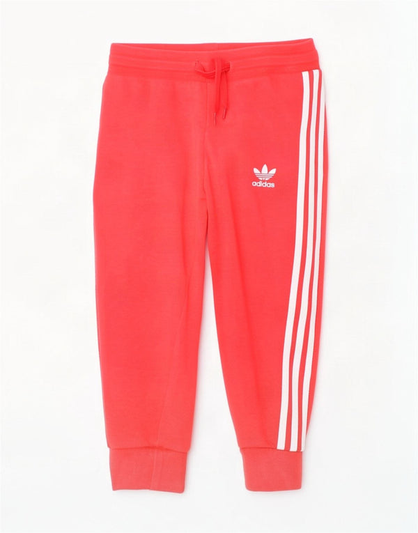 Adidas Pantalones de chándal para niña Joggers 2-3 años Rojo Algodón