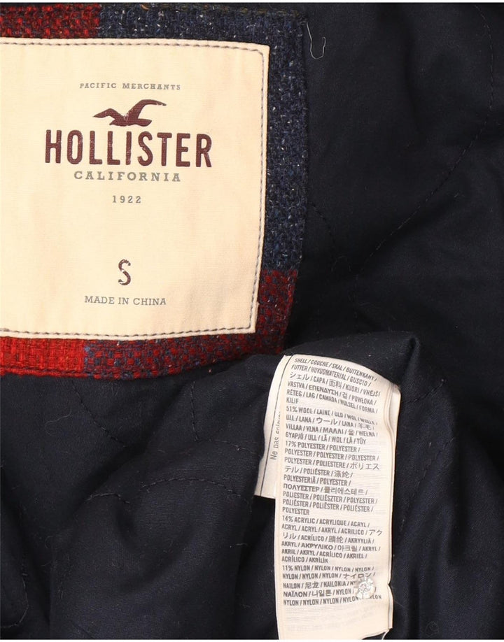 Hollister Chaqueta cortavientos con capucha para mujer Reino Unido 10 Small Multicolor Check