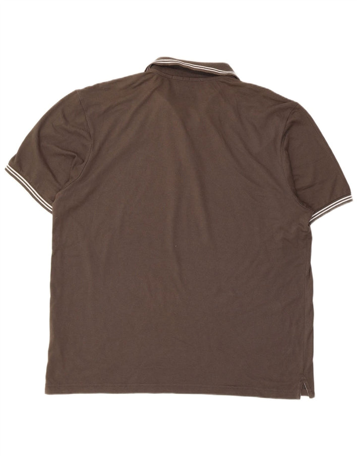 CHAMPION Polo de ajuste fácil para hombre 3XL Algodón marrón