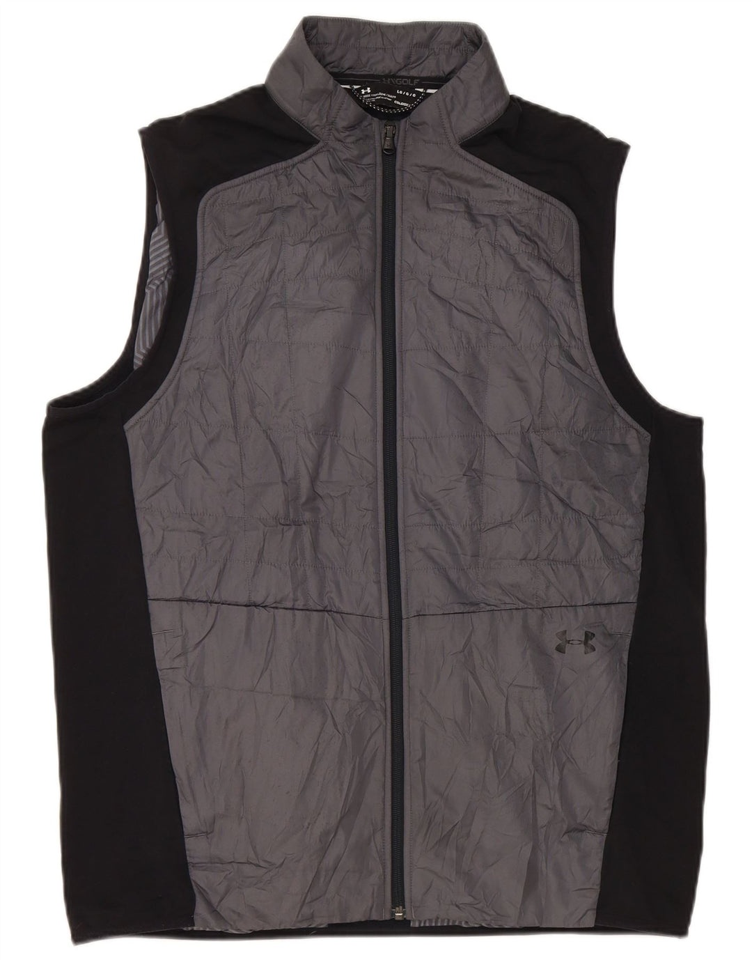 Under Armour Chaleco acolchado para hombre UK 40 Grande Gris Colorblock Poliéster