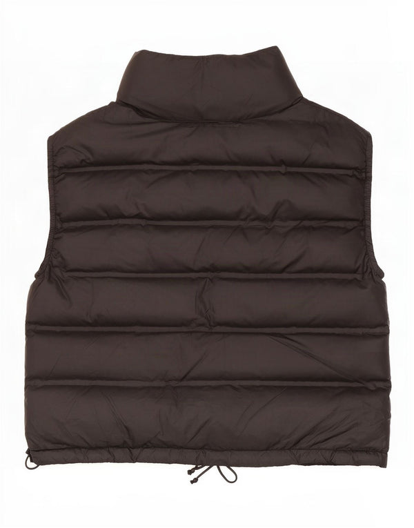 Zara Mujer Chaleco Acolchado ES 40 XL Algodón Negro
