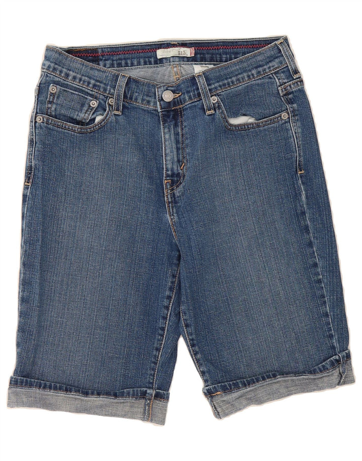 LEVI'S Womens 515 Denim Shorts US 8 Medium W30  Blue Cotton Vintage Levi's and Second-Hand Levi's from Messina Hembry 