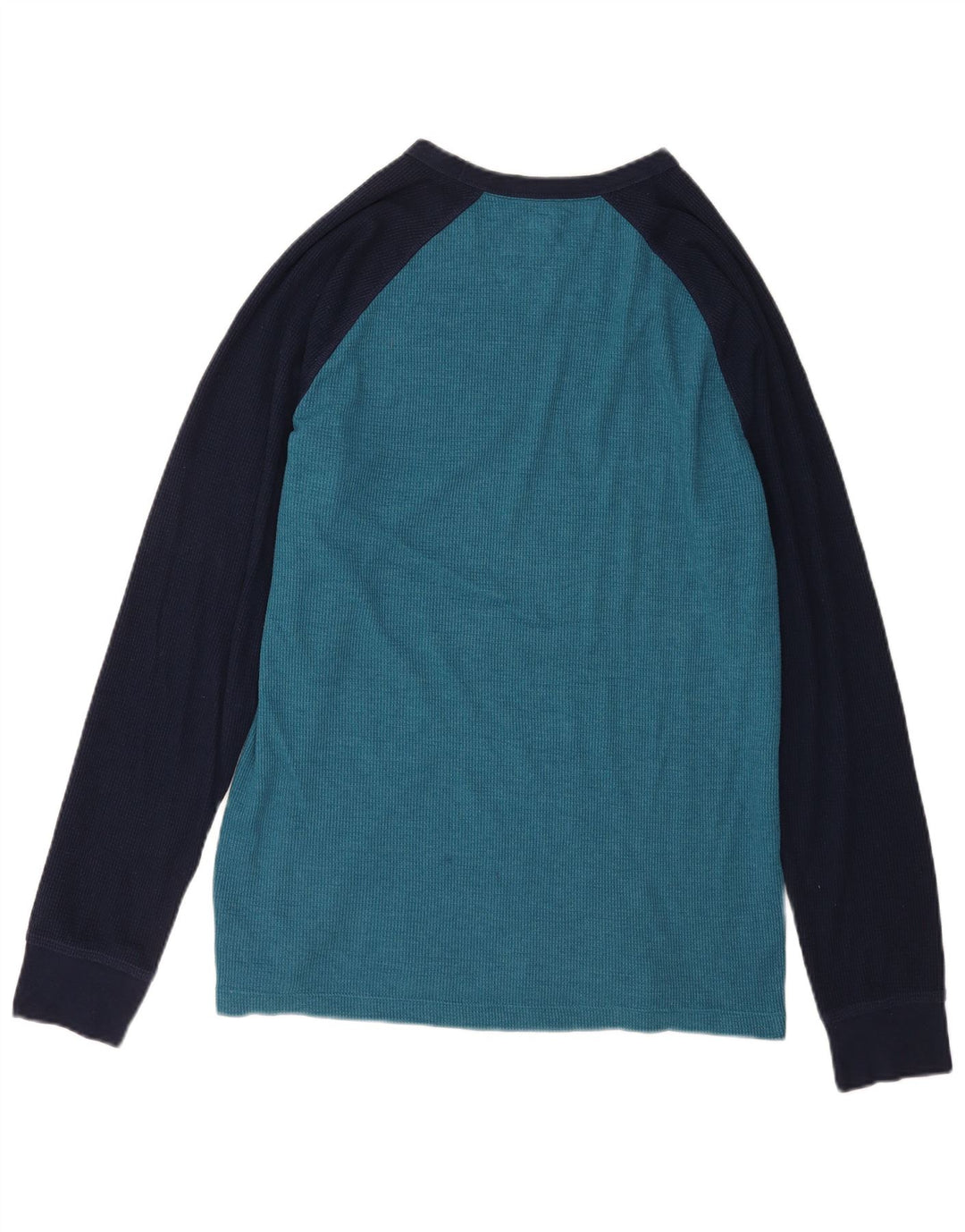 Gap Hombre Camiseta De Manga Larga De Algodón Color Block Azul Grande