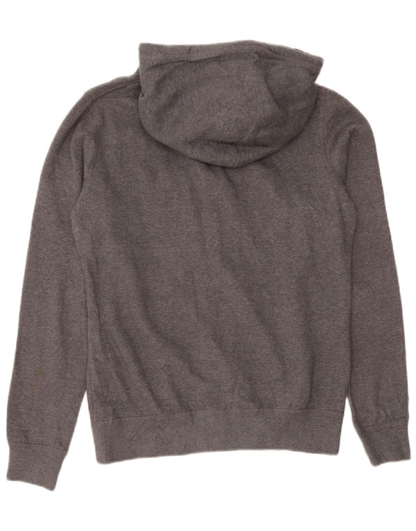 Nike - Sudadera con capucha y cremallera para hombre, color gris medio, algodón deportivo