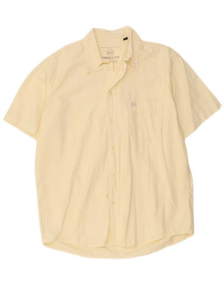 Murphy & Nye Camisa Manga Corta Hombre XL Amarillo