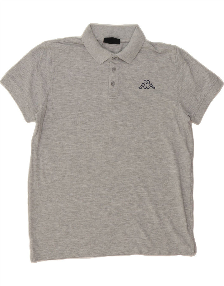 KAPPA Mens Polo Shirt Large Grey Vintage Kappa and Second-Hand Kappa from Messina Hembry 