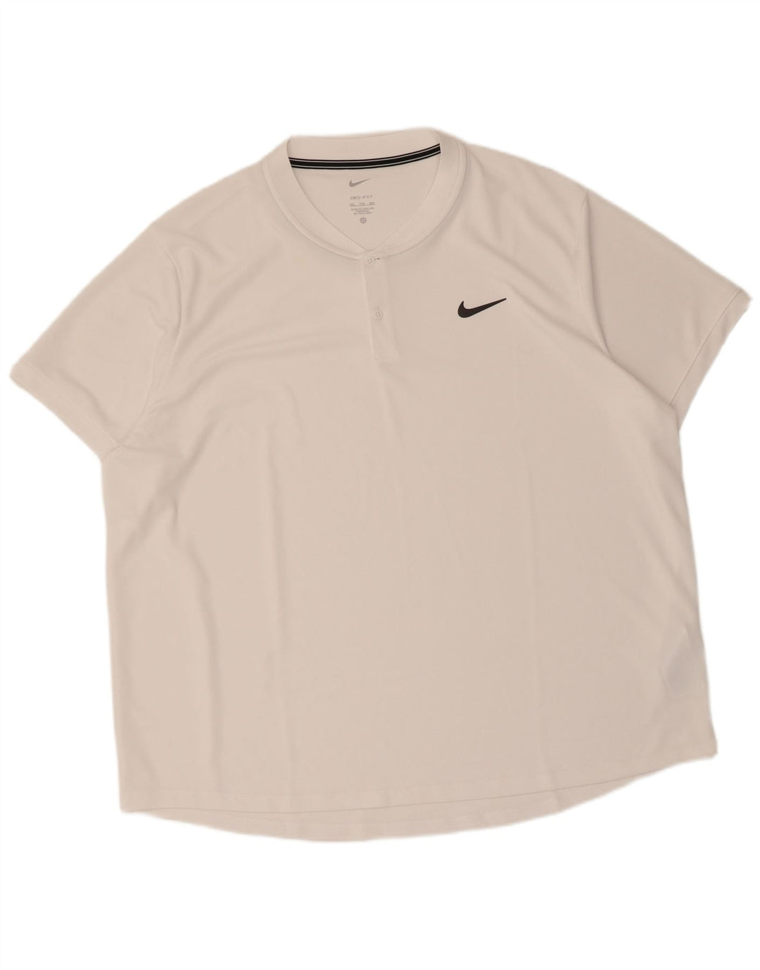Nike Camiseta Dri Fit para hombre Top 2XL Poliéster blanco