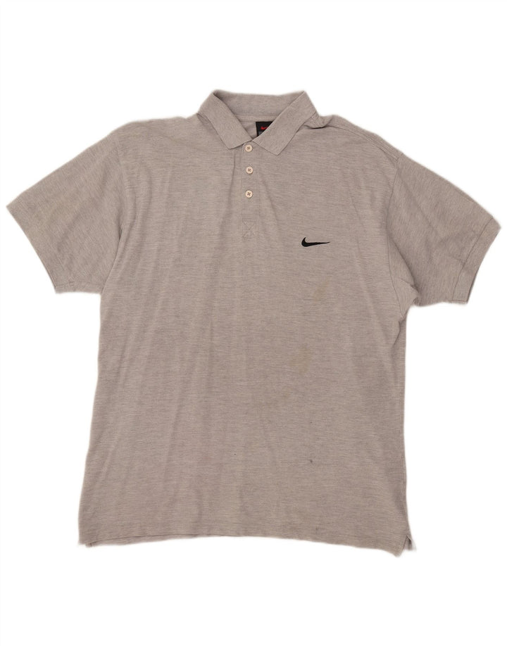 Nike Polo para hombre UK 44/46 Grande Gris Algodón