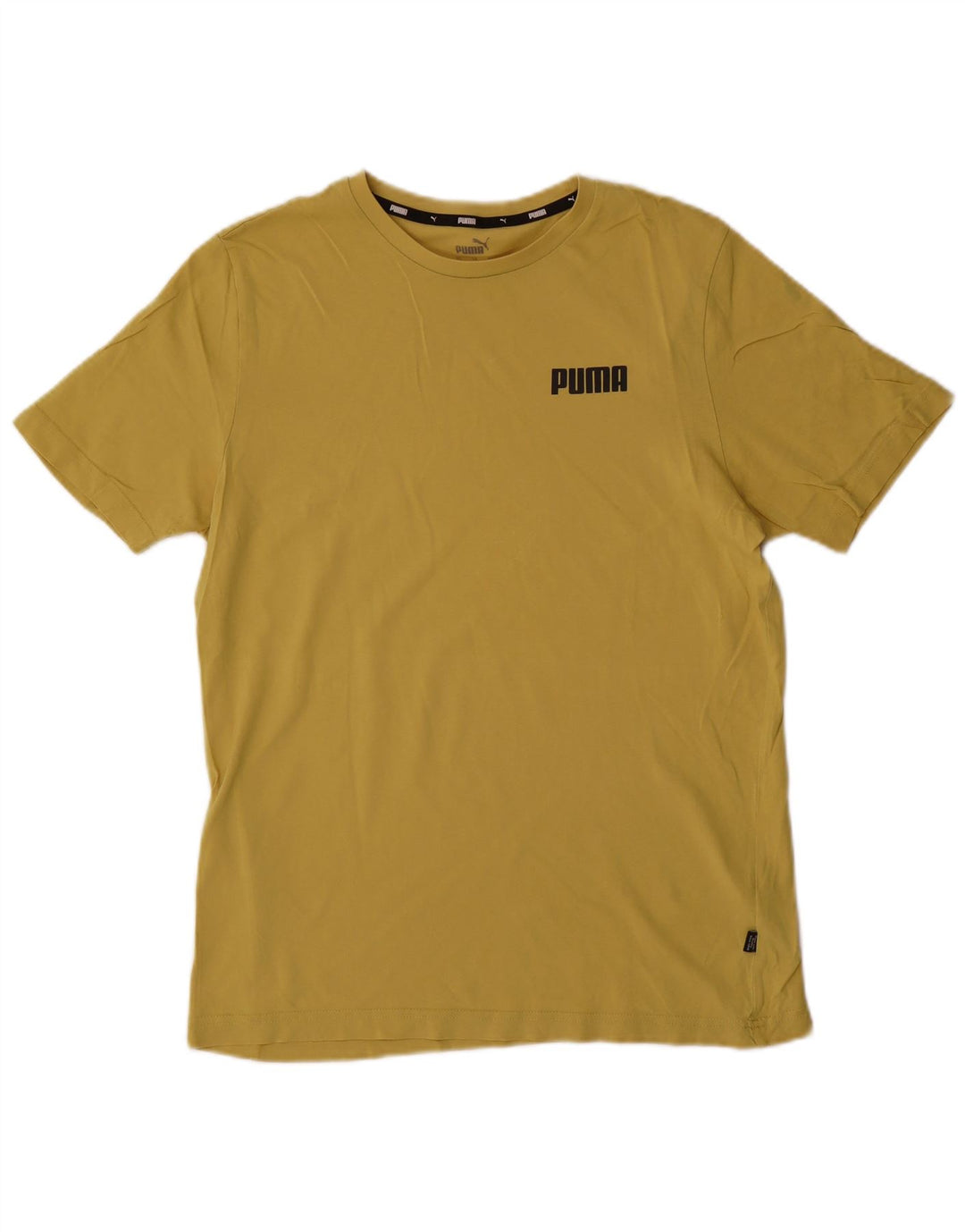 Camiseta Puma Hombre Top Medium Amarillo Algodón