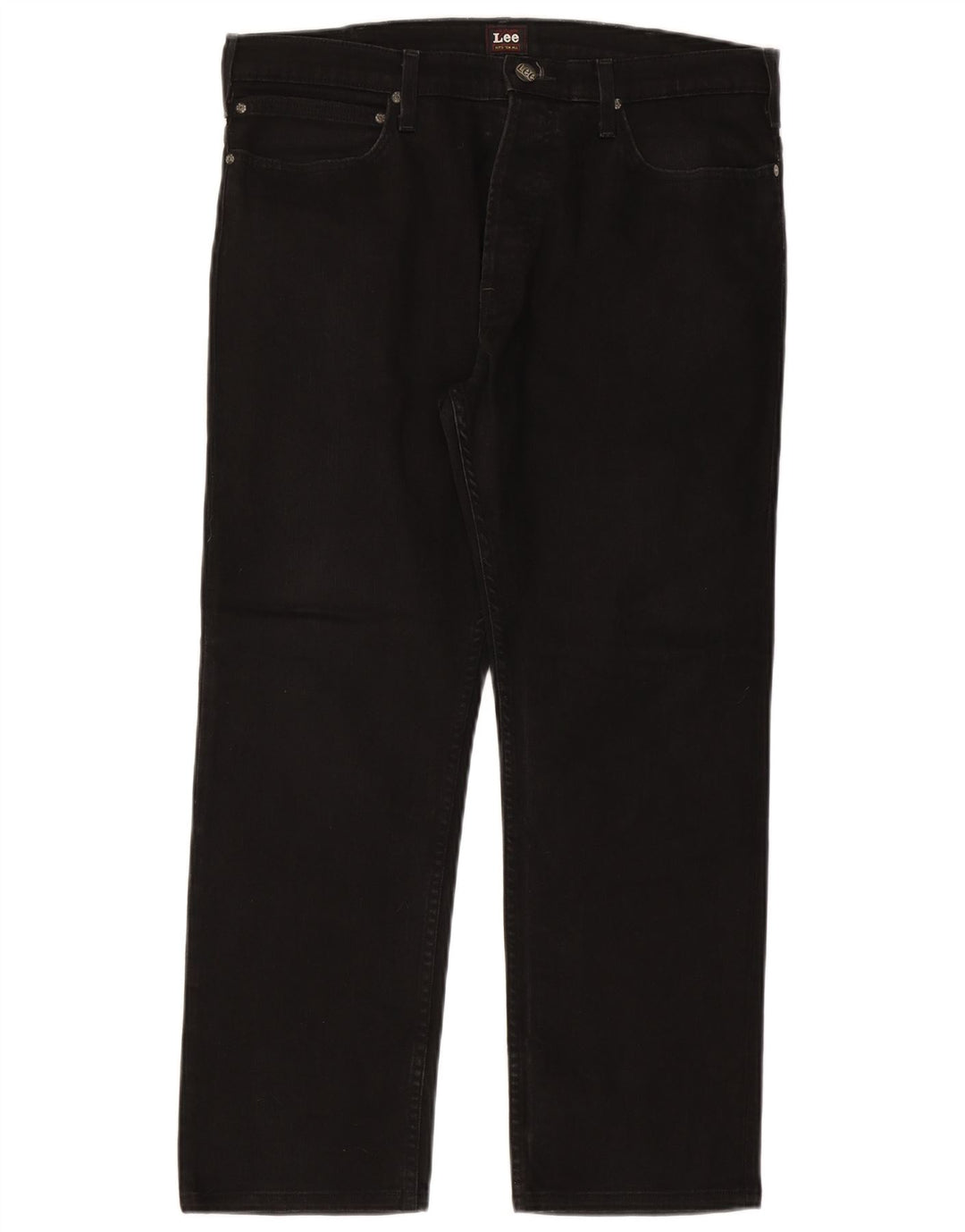 LEE Vaqueros rectos Macky para hombre W36 L27 Algodón negro