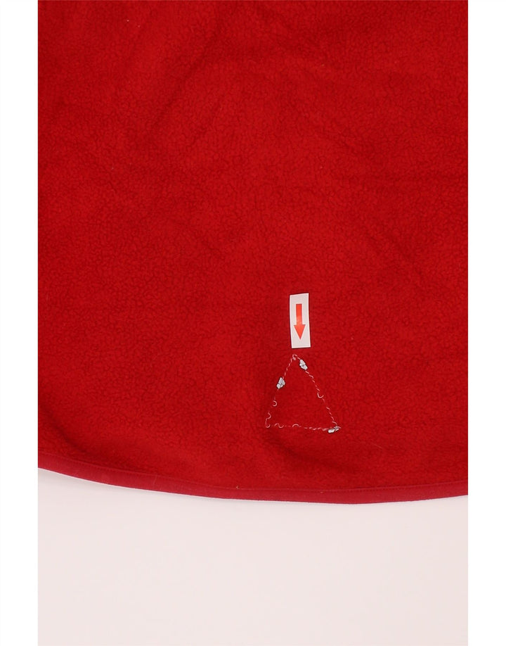 L.L.Bean Chaqueta polar con capucha para niños 5-6 años Mediana Rojo Poliéster