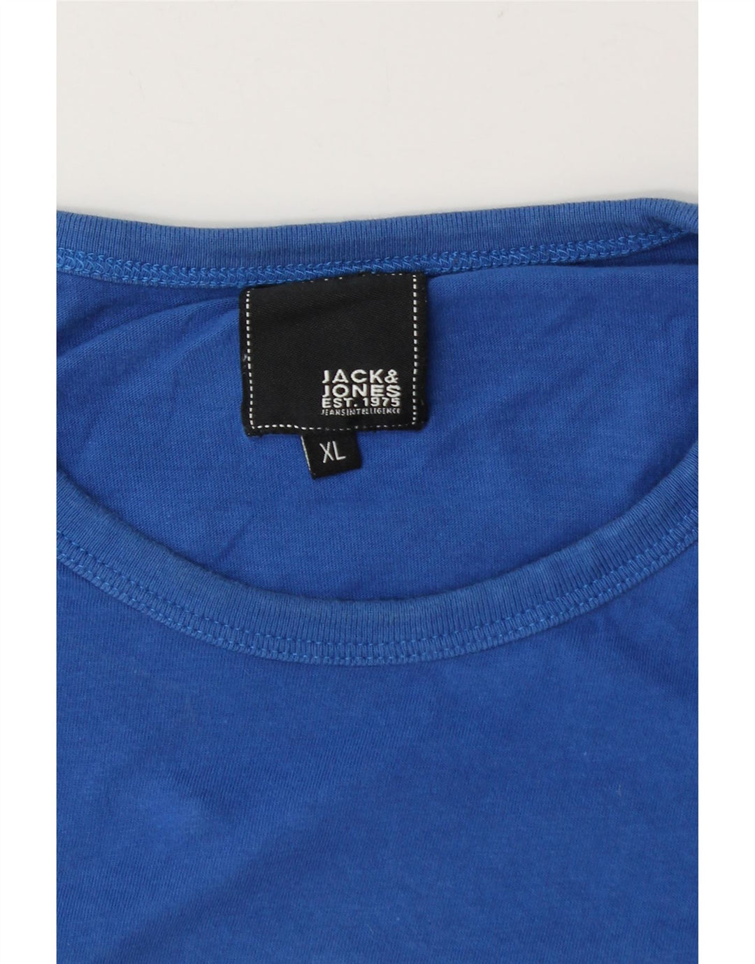 JACK & JONES Hombre Camiseta Gráfica Top XL Azul
