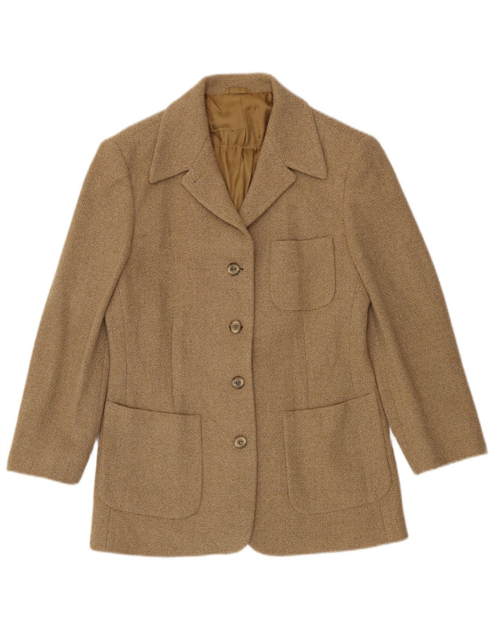 Henry Cottons Chaqueta tipo blazer de 4 botones para mujer IT 46 Lana beige grande