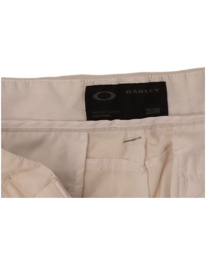 Oakley Pantalones cortos chinos para hombre W36 Large Off White