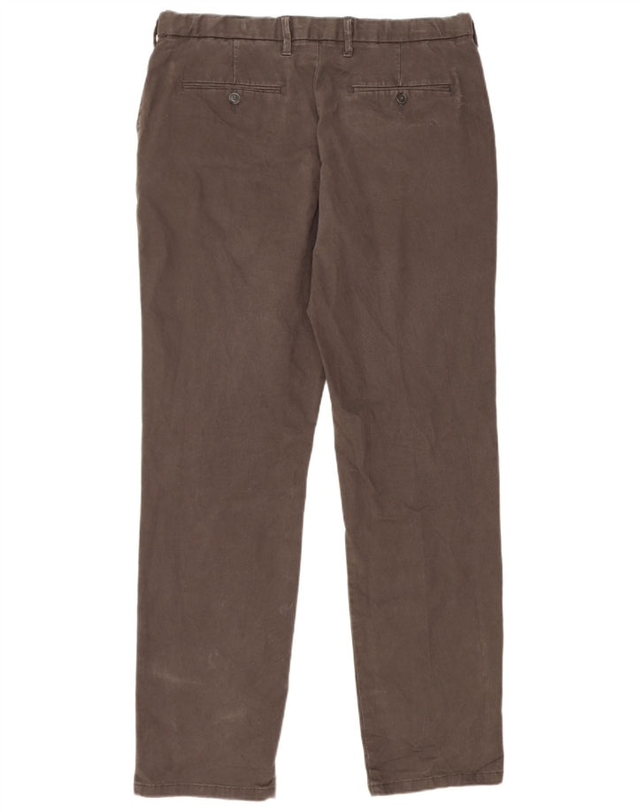 Marks & Spencer Pantalones chinos de corte regular para hombre W36 L33 Algodón gris