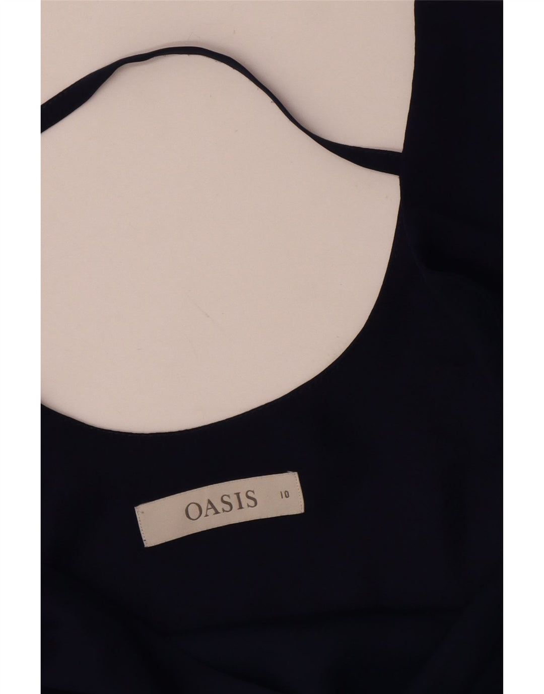 Oasis Blusa sin mangas para mujer UK 10 Small Azul marino