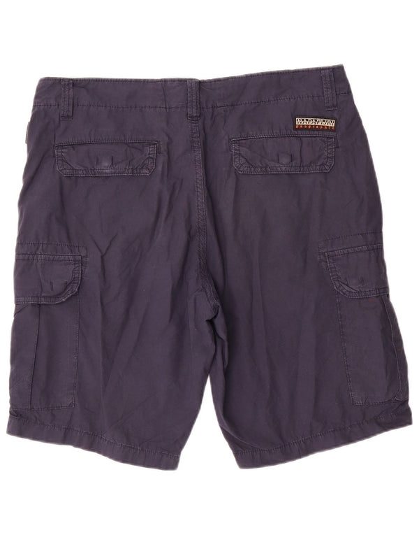 Napapijri Shorts Cargo Hombre W33 Medium Azul Marino Algodón