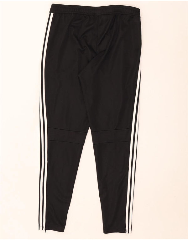 Adidas - Pantalones de chándal ajustados para hombre, talla grande, poliéster negro