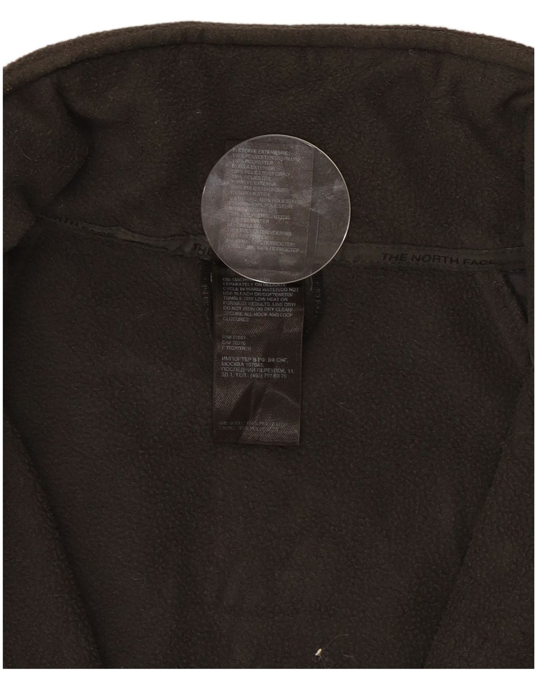 The North Face Chaqueta polar para hombre UK 36 Small Gris Poliéster