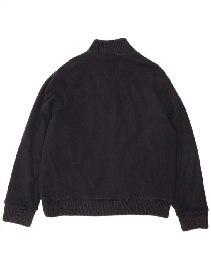 Marks & Spencer Chaqueta de chándal azul Harbor para hombre, talla grande, azul marino