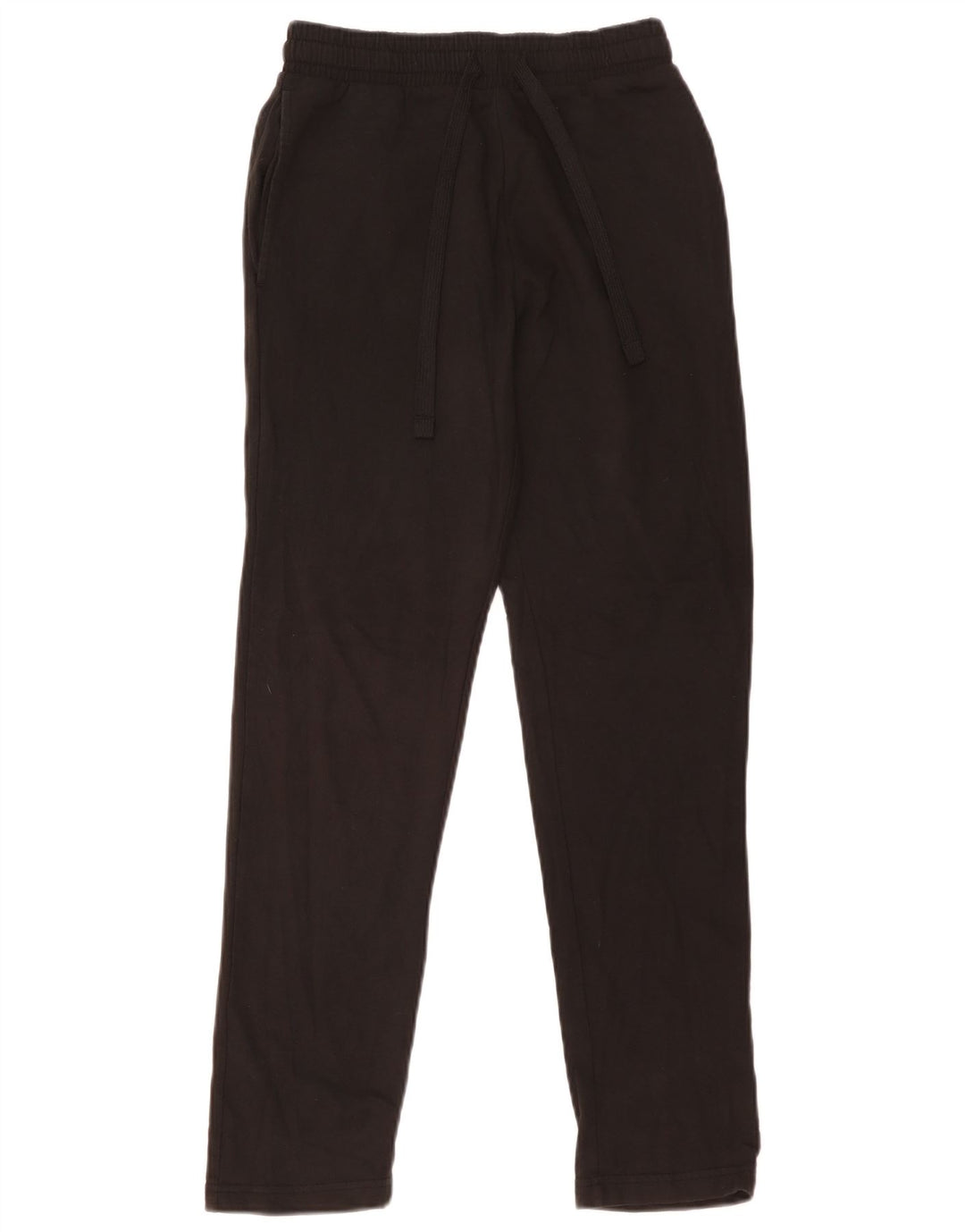 Marks & Spencer Pantalones de chándal regulares para mujer UK 8 Small Algodón negro