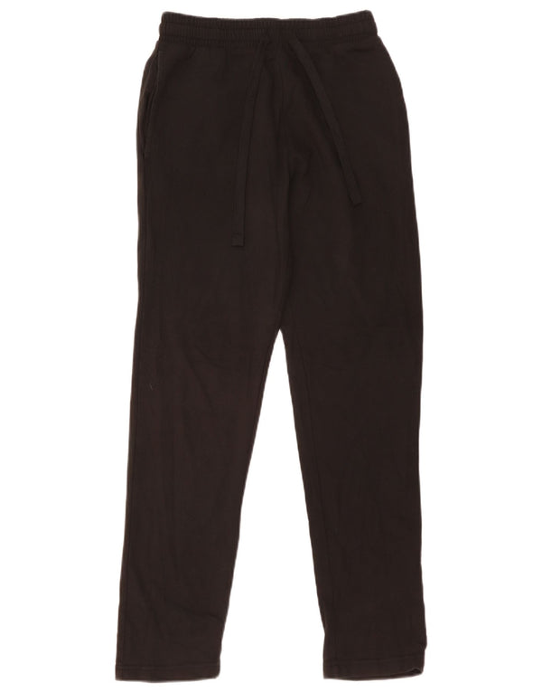 Marks & Spencer Pantalones de chándal regulares para mujer UK 8 Small Algodón negro