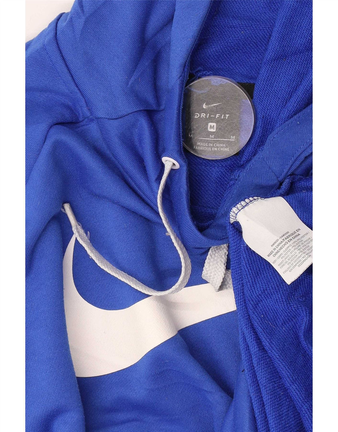 Nike Dri Fit Graphic Sudadera con capucha para hombre, color azul medio, poliéster