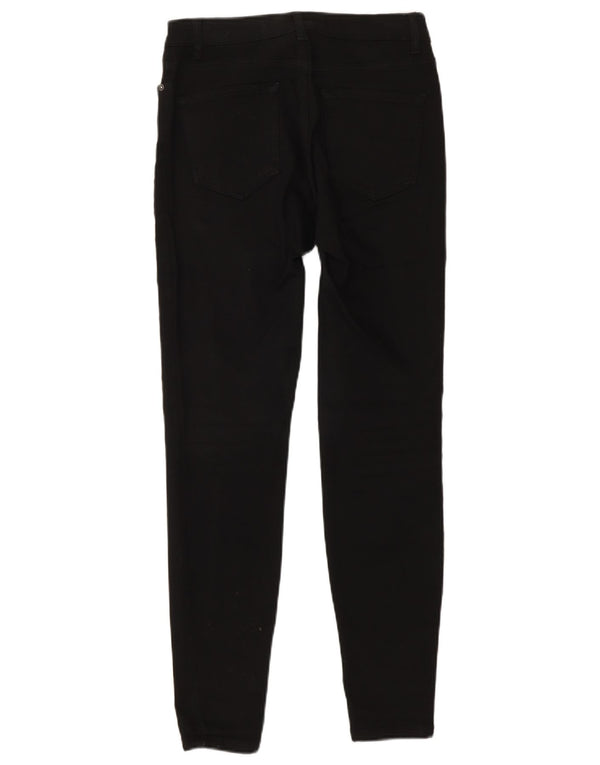 Zara Vaqueros pitillo para mujer EU 34 2XS W24 L28 Algodón negro