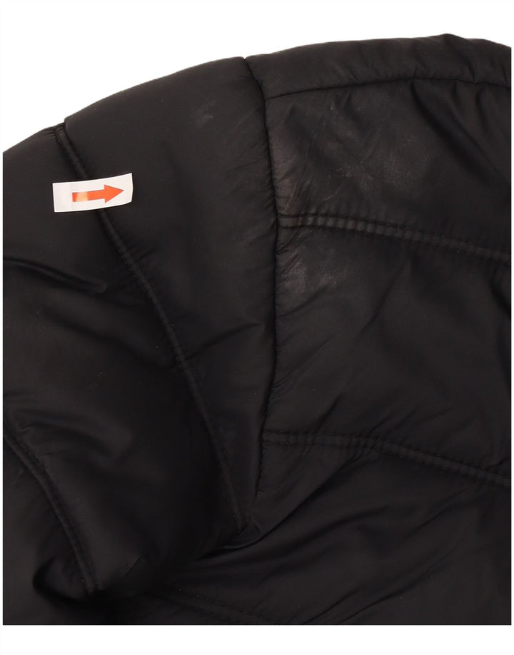 Brugi Chaqueta acolchada con capucha para hombre IT 52 XL Poliamida negra