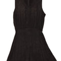 ARMANI EXCHANGE Vestido gráfico sin mangas para mujer US 6 mediano negro