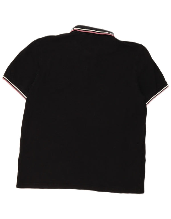 Polo Fred Perry Hombre Algodón Negro Medio