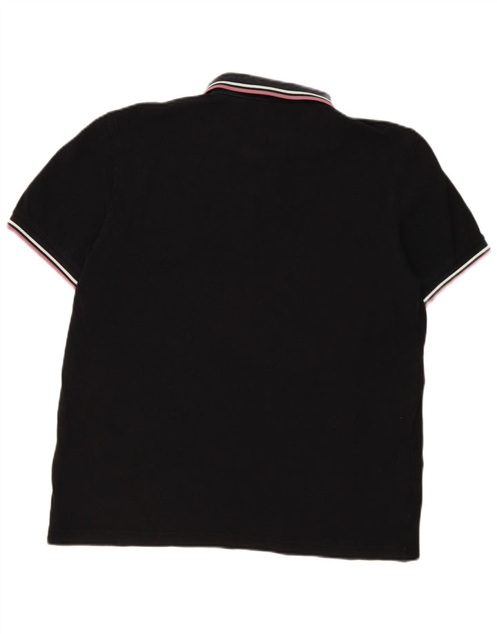 Polo Fred Perry Hombre Algodón Negro Medio