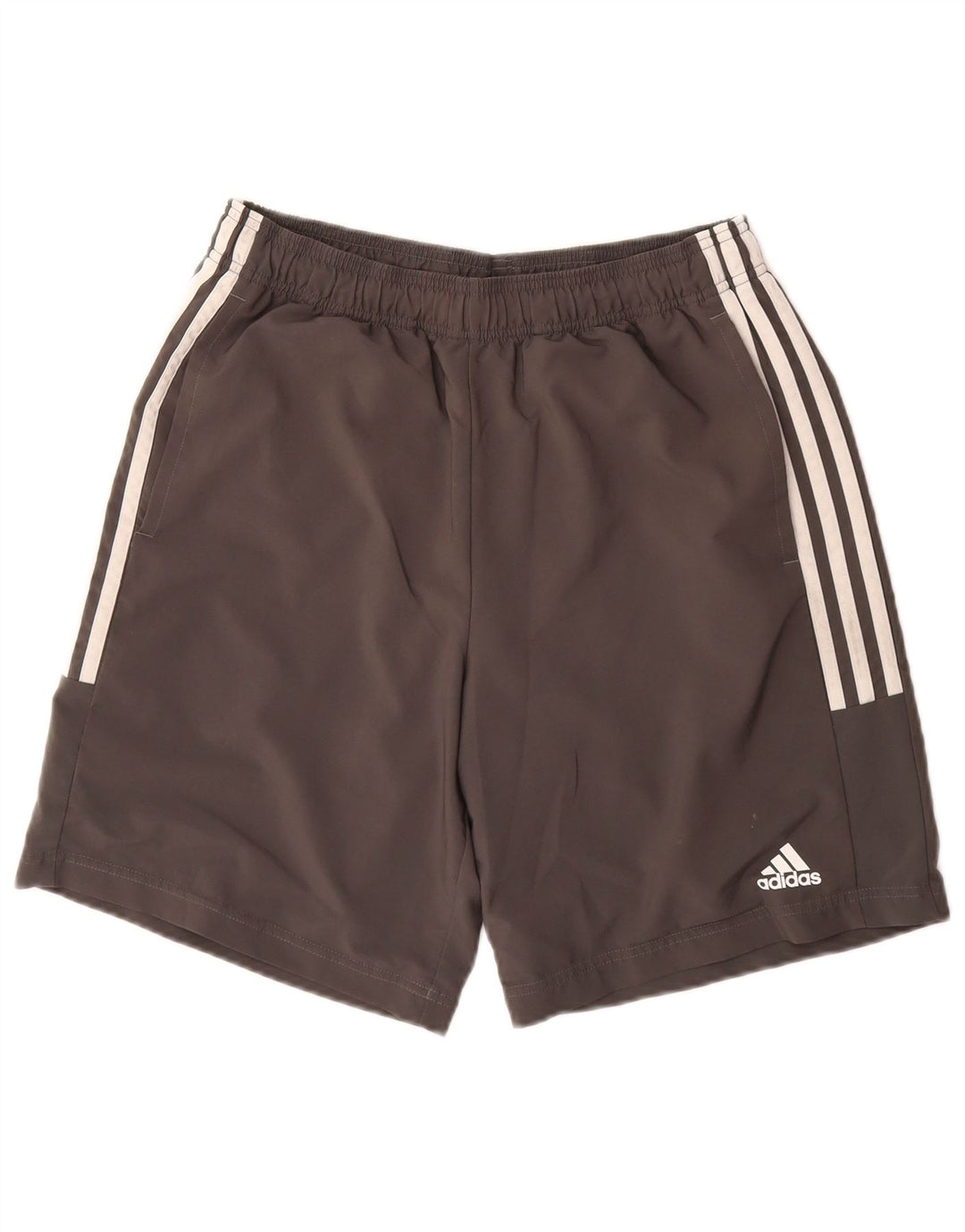 Pantalones cortos deportivos ADIDAS para hombre poliéster gris medio