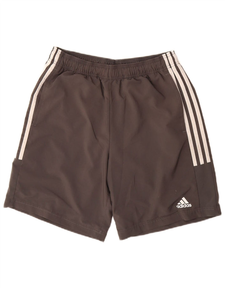 Pantalones cortos deportivos ADIDAS para hombre poliéster gris medio