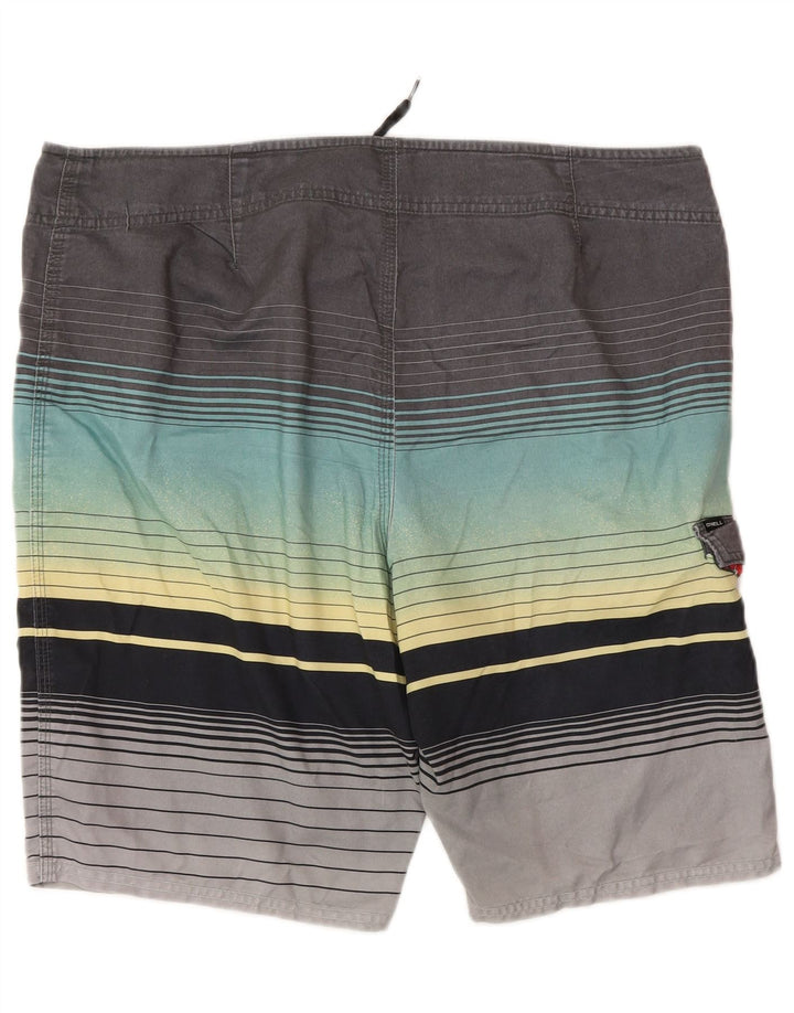Bañador O'Neill Hombre Bañador Grande Gris Rayas Poliéster