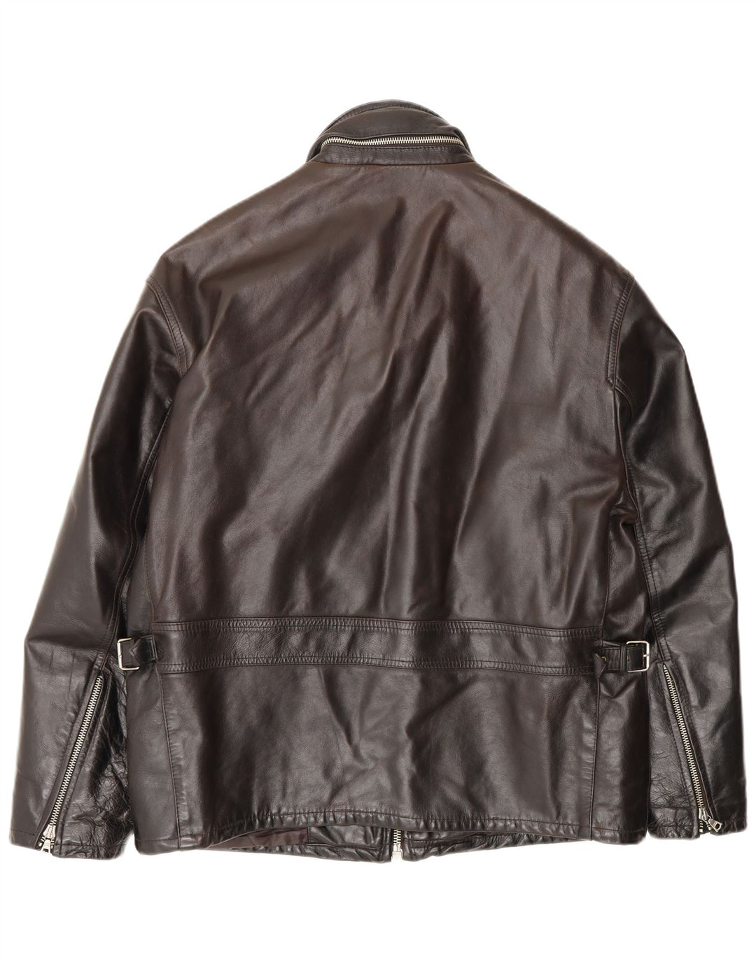 Conbipel Chaqueta de cuero natural para hombre UK 38 Cuero marrón medio
