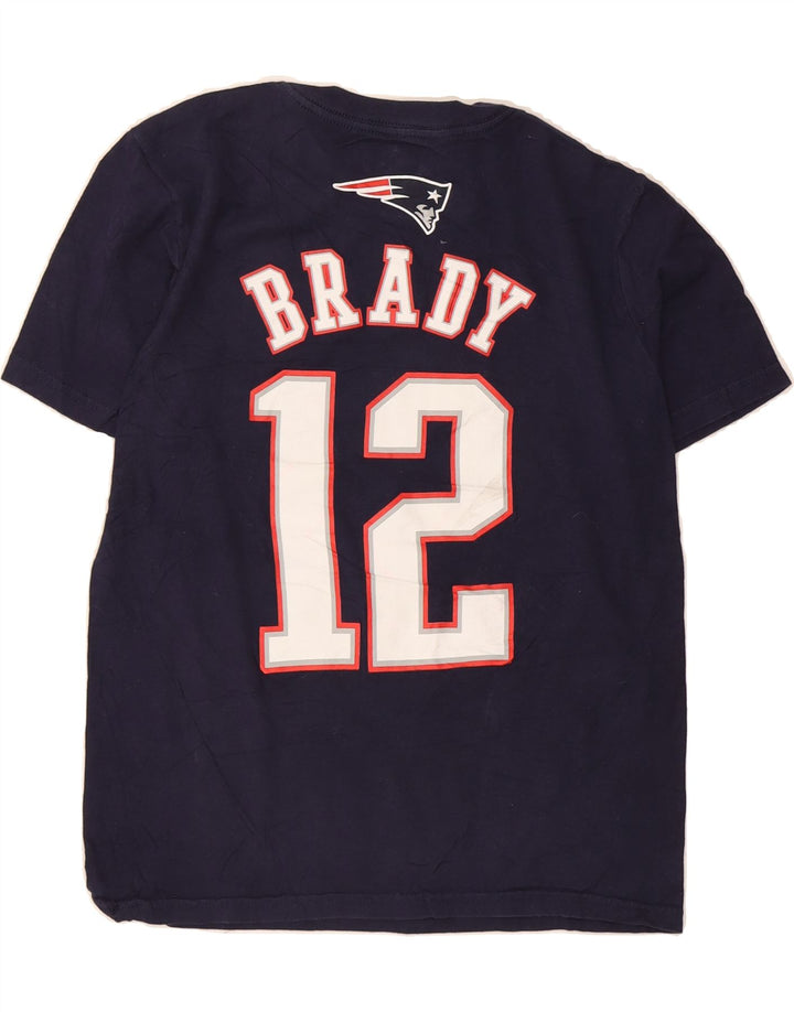 NFL Boys Graphic T-Shirt Top 10-11 Years Medium  Navy Blue Vintage NFL and Second-Hand NFL from Messina Hembry 