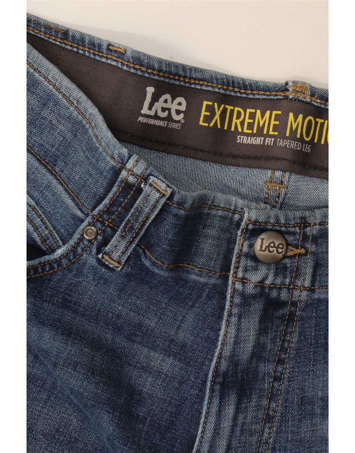 Lee Vaqueros Cónicos Rectos Para Hombre W34 L31 Azul