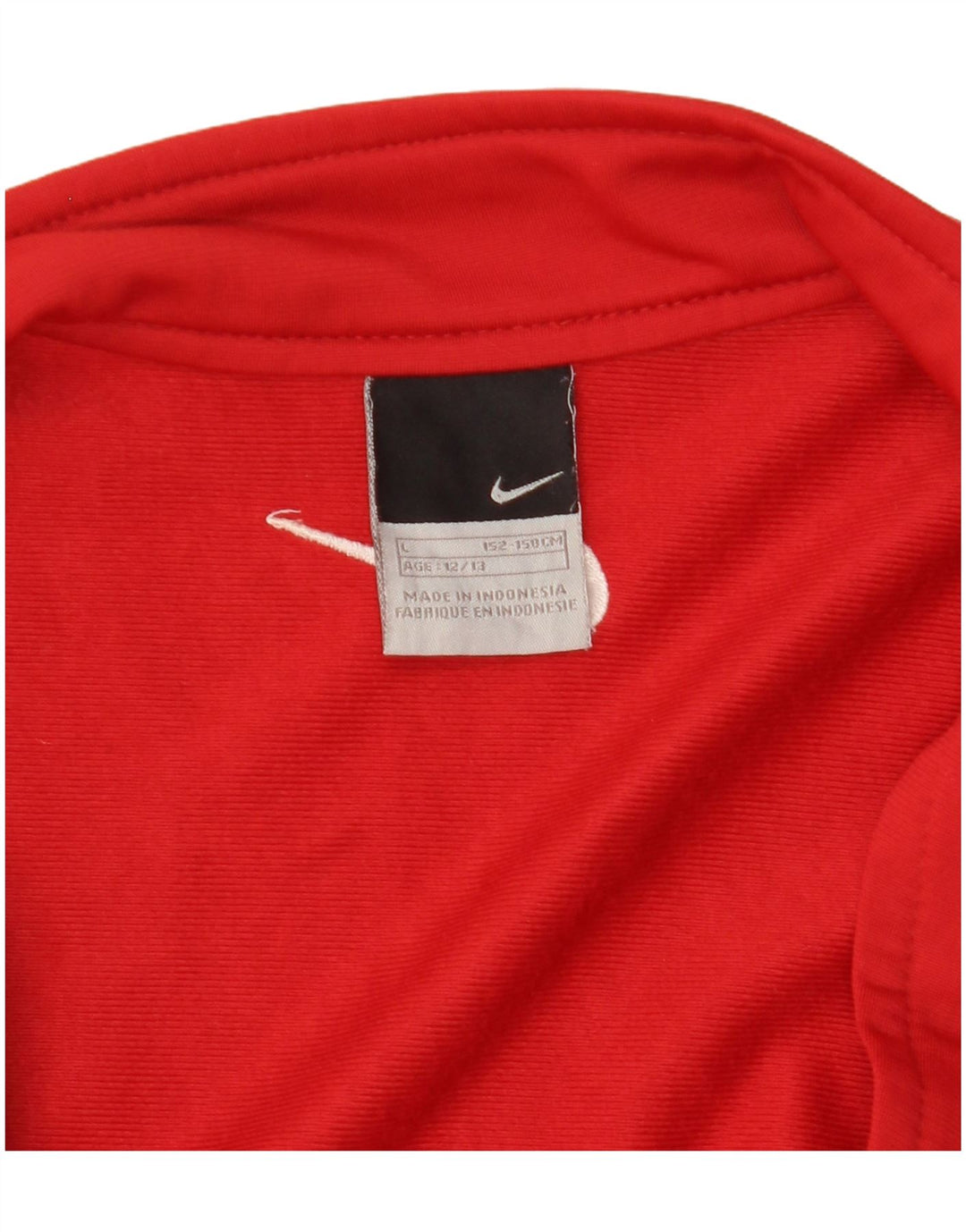 NIKE Boys Tracksuit Top Jacket 12-13 Years Large Red