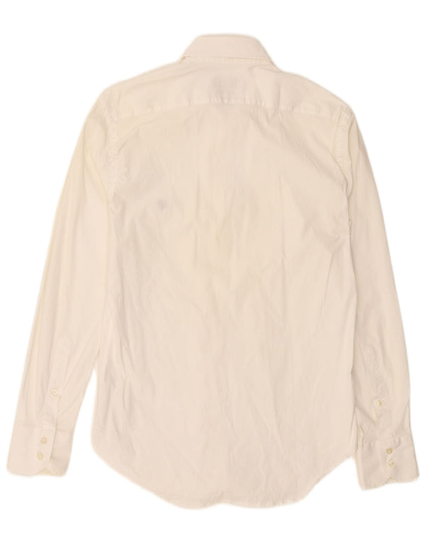 Camisa Brooks Brothers Hombre Mediana Algodón Blanco