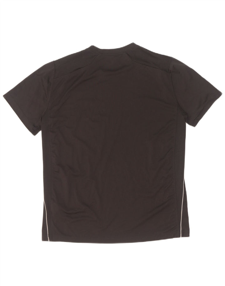 Nike - Camiseta Dri Fit para hombre, talla grande, poliéster negro