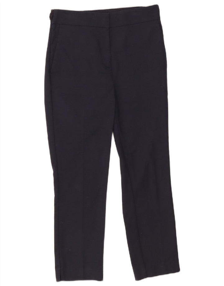Zara Mujer Pantalones Cortos Pequeños W26 L25 Azul Marino