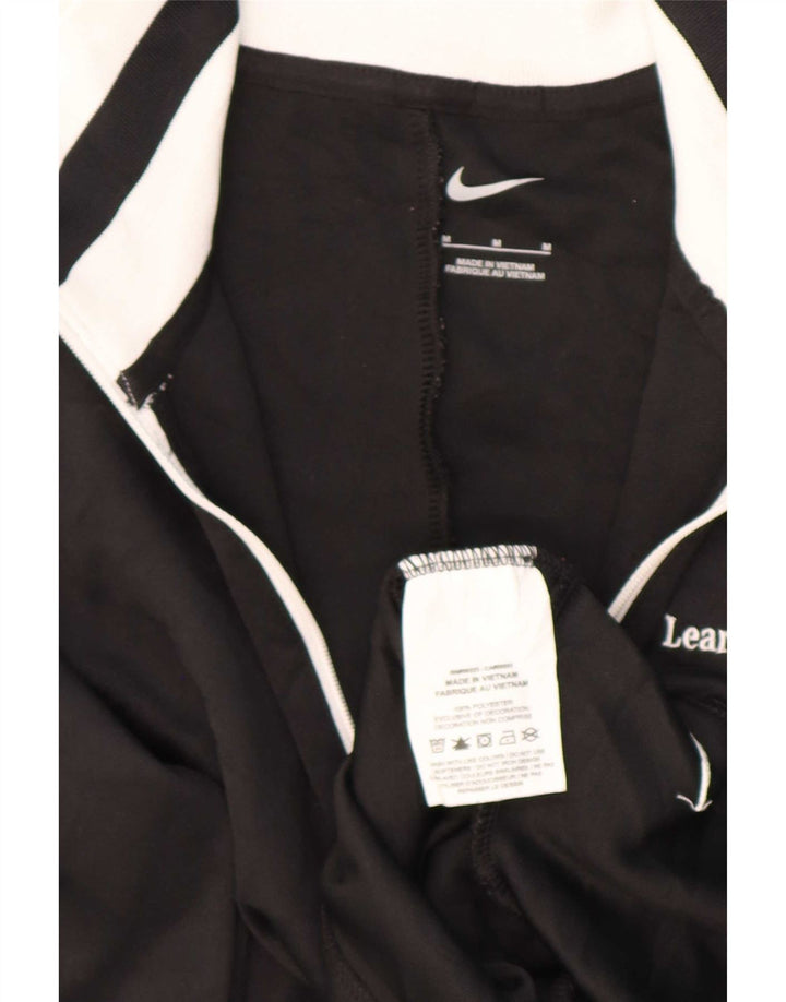 Nike - Chándal con cremallera y cuello gráfico para mujer, talla M, color negro