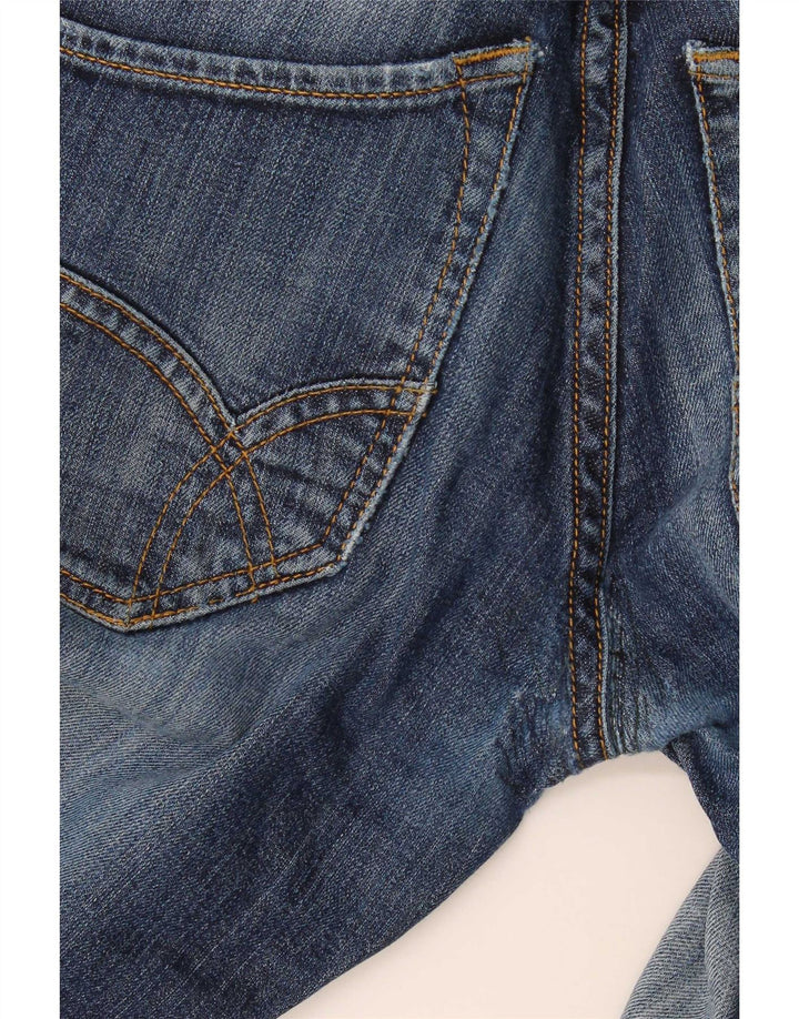 Vaqueros Recto Mujer Gas W30 L29 Algodón Azul