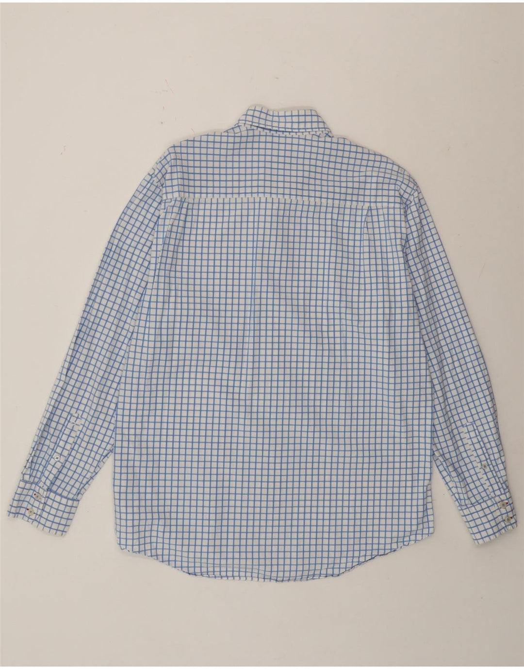 Camisa de hombre Boden XL de algodón a cuadros azules
