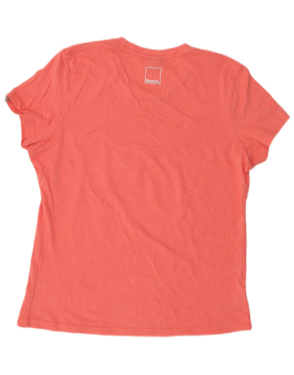 BENCH Camiseta gráfica para mujer Top UK 46 Large Pink